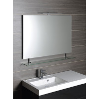Sapho WEGA zrkadlo s policou 1000x800mm 60092