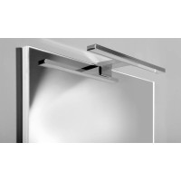 Aqualine SERAPA LED svietidlo 5W, 230V, 300x40x100mm, plast, chróm SA147