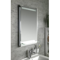 Aqualine Zrkadlo s LED osvetlením a policou 50x80cm, kolískový vypínač ATH52