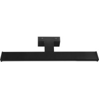 Sapho CHICAGO LED svietidlo, 400x120x40mm, 8W, 230V, plast, čierna mat AU468
