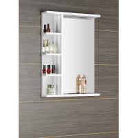Aqualine KORIN zrkadlo s LED osvetlením a policami 50x70x12cm KO355