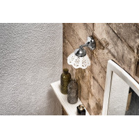 Sapho TRAPANI svietidlo E14 40W, 230V, keramické tienidlo, chróm MC026