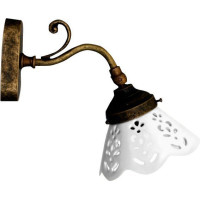 Sapho BARI svietidlo E14, 40W, 230V, keramické tienidlo, bronz MC811