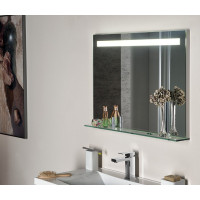 Sapho BRETO zrkadlo s LED osvetlením a policou 800x608mm BT080