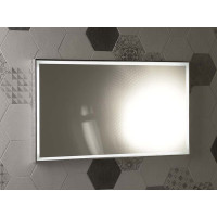 Sapho LUMINAR zrkadlo s LED osvetlením v ráme 1200x550mm, chróm NL560