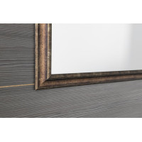 Sapho ROMINA zrkadlo v drevenom ráme 680x880mm, bronzová patina NL397