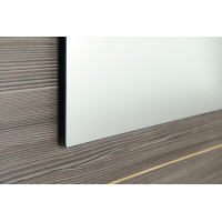 Sapho PLAIN zrkadlo 120x60cm, zaguľatené rohy, bez úchytu 1501-29