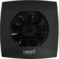 Cata UC-10 T kúpeľňový ventilátor axiálny s časovačom, 8W, potrubie 100mm, čierna 01202100