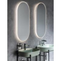 Sapho MINOX oválne zrkadlo s LED osvetlením 50x100cm MX250