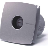 Cata X-MART 10H kúpeľňový ventilátor axiálny s automatom, 15W, potrubie 100mm, nerez mat 01044000
