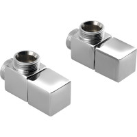 Sapho CUBE pripojovacia sada ventilov ručná rohová, chróm CP4010S