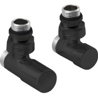 Sapho COMPACT BLACK pripojovacia sada ručná rohová, čierna mat CP5115BS