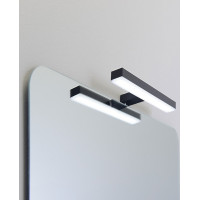 Sapho VERONICA 2 LED svietidlo, 8 W, 300x25x83 mm, čierna E27423CI