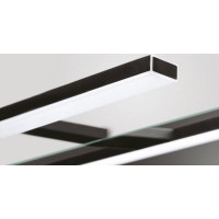 Sapho ESTHER 2 LED svietidlo, 8 W, 500x14x107 mm, čierna E27586CI