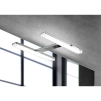 Sapho ESTHER LED nástenné svietidlo, 6 W, 280x62x131 mm, chróm E26374CI