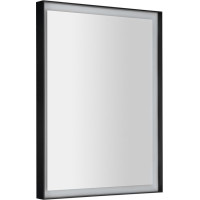 Sapho SORT zrkadlo s LED osvetlením 60x80cm, senzor, 2700-6500K, čierna mat ST080S