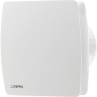 Sapho LEX kúpeľňový ventilátor axiálny s časovačom, 15W, potrubie 100mm, biela LX102