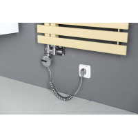 Sapho TWIN COMBI pripojovacia sada ventilov pre stredové pripojenie, pravá, chróm CP461S