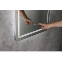 Aqualine SALICA zrkadlo s LED osvetlením 60x80cm, dotykový senzor, stmievateľné SC080