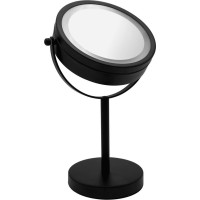 Ridder DAISY kozmetické zrkadlo LED, čierna 03111010