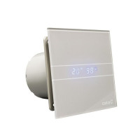 Cata E-100 GSTH kúpeľňový ventilátor axiálny s automatom, 4W/8W, potrubie 100mm, striebor 00900600