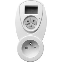 Aqualine Termostat s časovačom, biela ST311