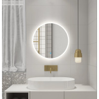 Aqualine URSA okrúhle s LED osvetlením ø 60cm, dotykový senzor, stmievateľné UR060