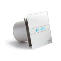 Cata E-120 GTH kúpeľňový ventilátor axiálny s automatom, 6W/11W, potrubie 120mm, biela 00901200