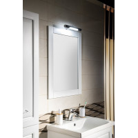 Aqualine FAVOLO zrkadlo v ráme 70x90cm, biela mat FV090