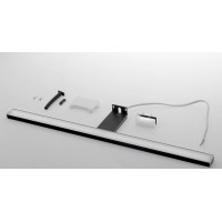 Sapho ESTHER 2 LED svietidlo, 8 W, 500x14x107 mm, čierna E27586CI