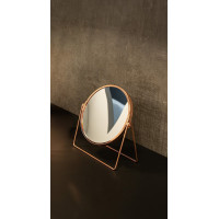 Ridder SUMMER kozmetické zrkadlo na postavenie, ružové zlato 03009085