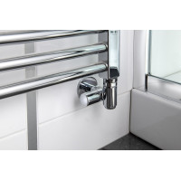 Sapho CORNER COMBI SIMPLY pripojovacia sada ventilov triaxiálne, pravé prevedenie, chróm CP330S