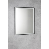 Sapho SORT zrkadlo s LED osvetlením 60x80cm, senzor, 2700-6500K, čierna mat ST080S