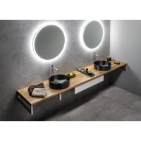 Sapho VISO okrúhle zrkadlo s LED osvetlením ø 70cm VS070