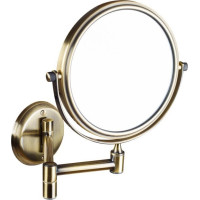 Sapho Kozmetické zrkadlo zväčšovacie, obojstranné, bronz XP012