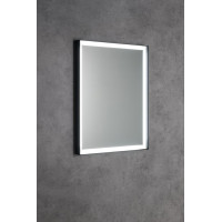 Sapho SORT zrkadlo s LED osvetlením 60x80cm, senzor, 2700-6500K, čierna mat ST080S