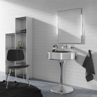 Sapho IRENE 2 LED svietidlo, 9 W, 500x35x77 mm, chróm E27556CI