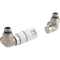 Aqualine ECO pripojovacia sada termostatická, ľavá, nikel/biela CP9911LS