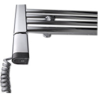 Sapho ONE D vykurovacia tyč s termostatom, 600 W, ľavá, chróm ONE-DL-C-600