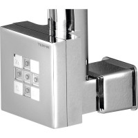 Sapho KTX vykurovacia tyč s termostatom, s krytom pre kábel, 300 W, chróm KTX-CW-300
