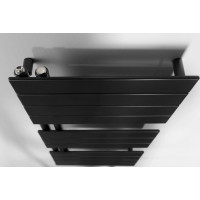 Aqualine MILI vykurovacie teleso 450x934mm, čierna mat DC606T