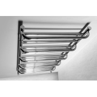 Sapho MANISA vykurovacie teleso 600x1328 mm, s piatimi madlami pre uterák, chróm IZ111