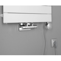 Aqualine BONDI vykurovacie teleso 450x934 mm, biela DC400T