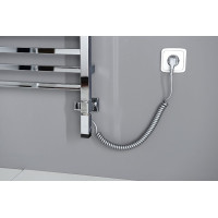 Sapho ONE vykurovacia tyč s termostatom, 600 W, chróm ONE-C-600