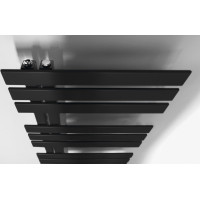 Sapho SILVANA vykurovacie teleso 500x1236 mm, čierna mat IR154B