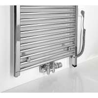 Sapho ONE D vykurovacia tyč s termostatom, 400 W, pravá, chróm ONE-DC-400