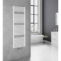 Aqualine TONDI vykurovacie teleso rovné 450x1330 mm, stredové pripojenie, biela DT470T