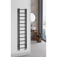 Sapho DINA vykurovacie teleso 300x1380 mm, čierna mat IR373B