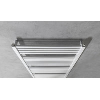 Aqualine TONDI vykurovacie teleso rovné 600x1330 mm, stredové pripojenie, biela DT480T