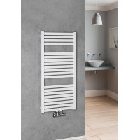 Aqualine TONDI vykurovacie teleso rovné 450x970 mm, stredové pripojenie, biela DT450T